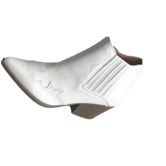 Indigo Rd Alydia Contrasting Stitch Western Boots White Size 11 - Picture 1 of 13